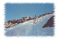 escursione sulla neve del Monte Rosa
